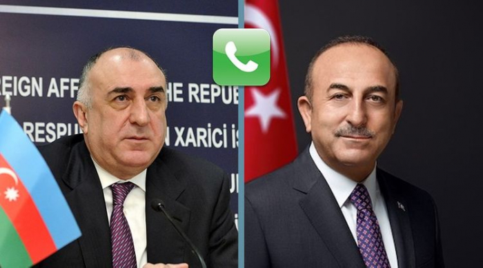   Azerbaijani, Turkish FMs hold phone talk  