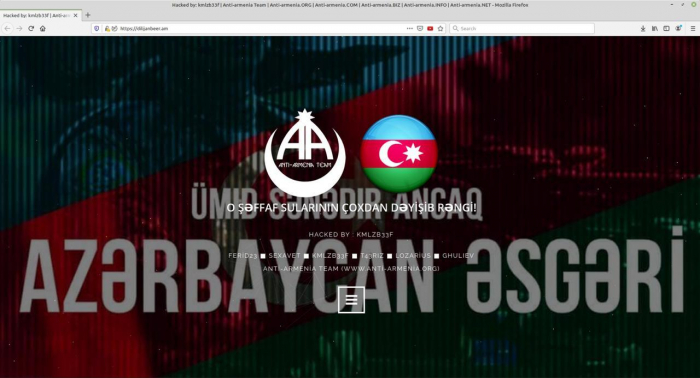   Hackers azerbaiyanos destruyeron sitios web armenios  