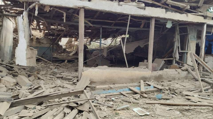   Aserbaidschanische Zivilistenhäuser nach Beschuss durch armenische Streitkräfte zerstört -   FOTOS    