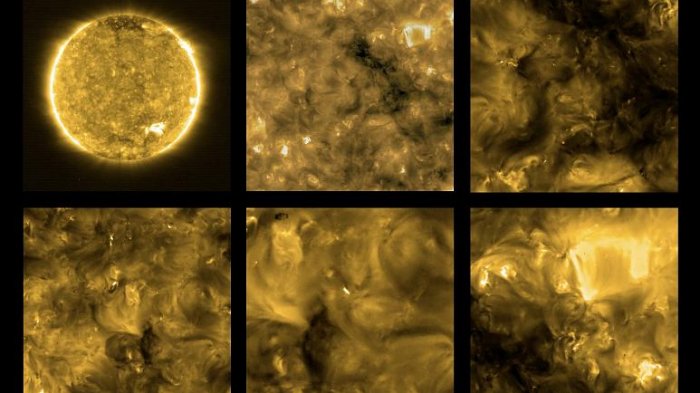 First images released of the Sun 