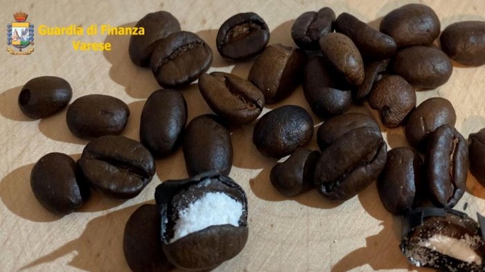 Italian police intercept coffee beans stuffed with cocaine