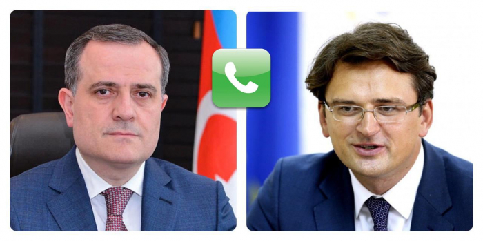  Azerbaijani FM receives phone call from his Ukrainian counterpart  