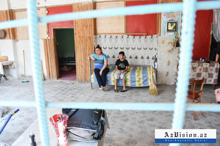   Haus eines aserbaidschanischen Zivilisten, der von Armeniern getötet wurde  
