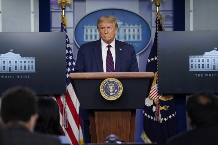 Trump concedes pandemic to 