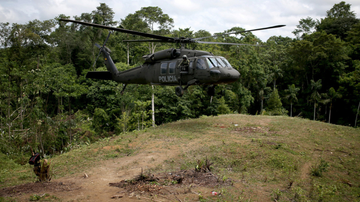  El accidente de un helicóptero del Ejército de Colombia en la Amazonía