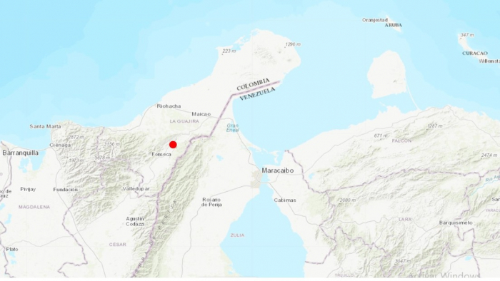 Se registra un sismo de 5,4 en Colombia