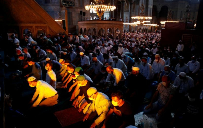 Turkey condemns Greek reaction to Hagia Sophia prayers