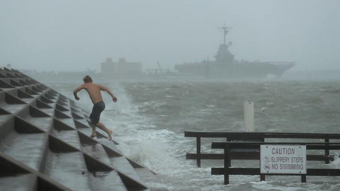  Hurrikan "Hanna" trifft auf Texas 