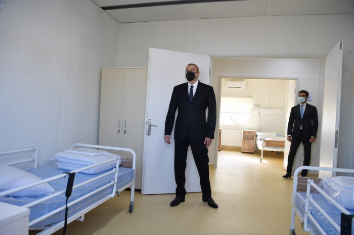  In Gobustan und in İsmayilli wurde ein modulares Krankenhaus eröffnet -  FOTOS  