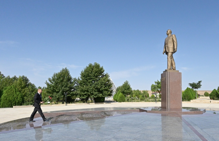  Präsident besucht Gobustan und Ismayilli -  FOTO  