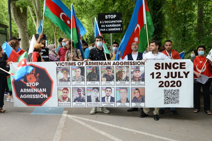   تم تنظيم مسيرة احتجاجية ضد الاستفزازات الأرمينية في ستراسبورغ  