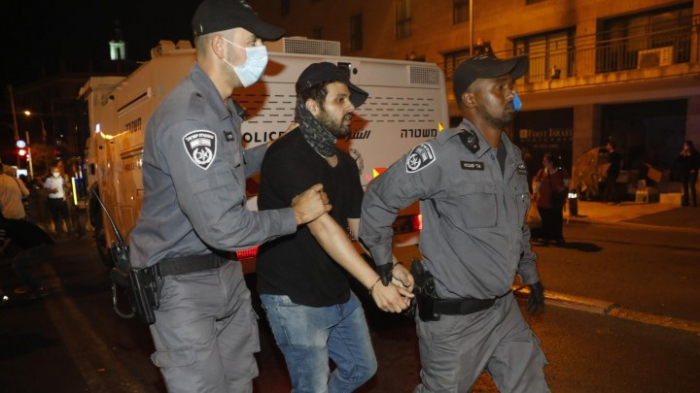 Polizeieinsatz gegen Demonstranten in Jerusalem