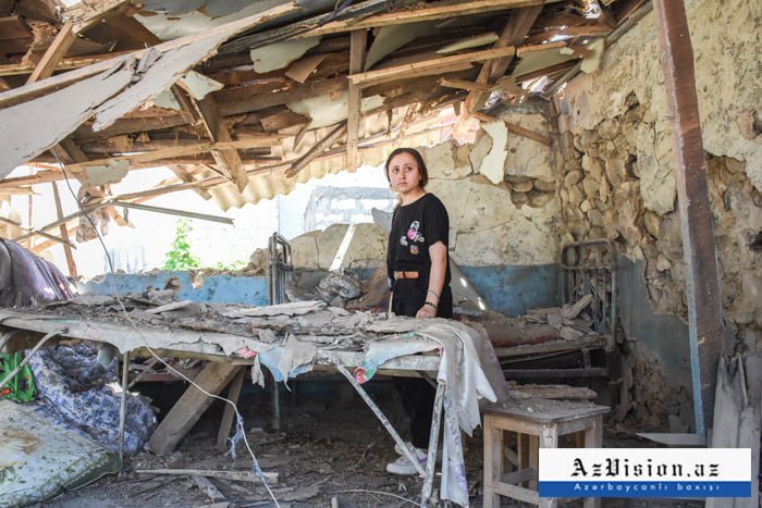  Otra casa destruida por armenios en Tovuz-  FOTOS  