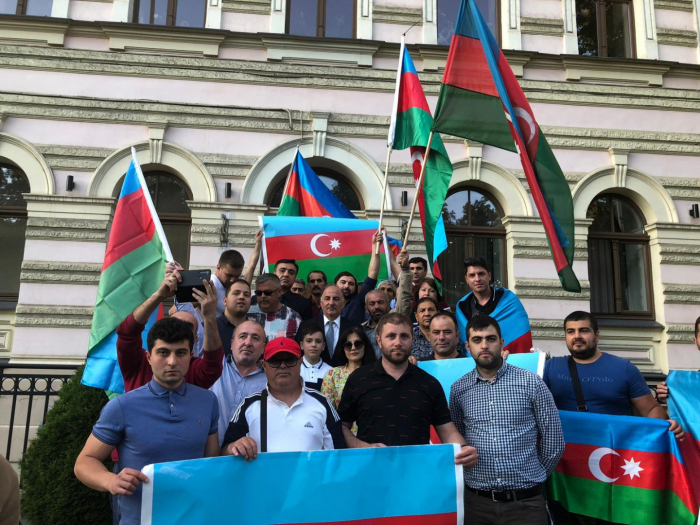   In Wien findet eine Protestaktion gegen Armenien statt  