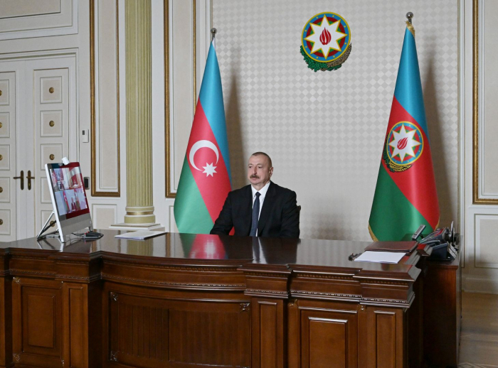    Ilham Aliyev:   "Solidarität ist in einer Pandemiesituation wichtig"  