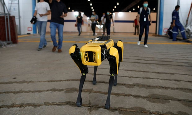   The five: robots helping to tackle coronavirus -   PHOTOS    