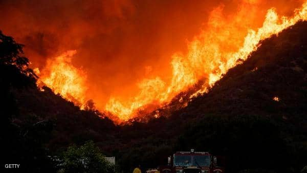 حدى أكبر حرائق الغابات في تاريخ كاليفورنيا