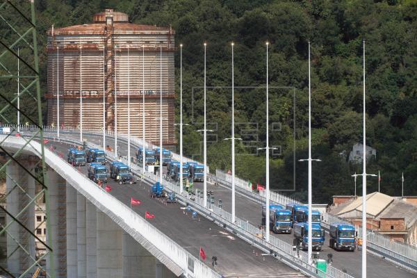 El nuevo puente de Génova se inaugura dos años después del derrumbe