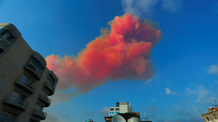   VIDEO  :   la fuerte explosión en Beirut  