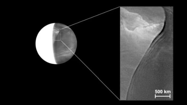 Detienen una estructura de gas desconocida en la atmósfera de Venus