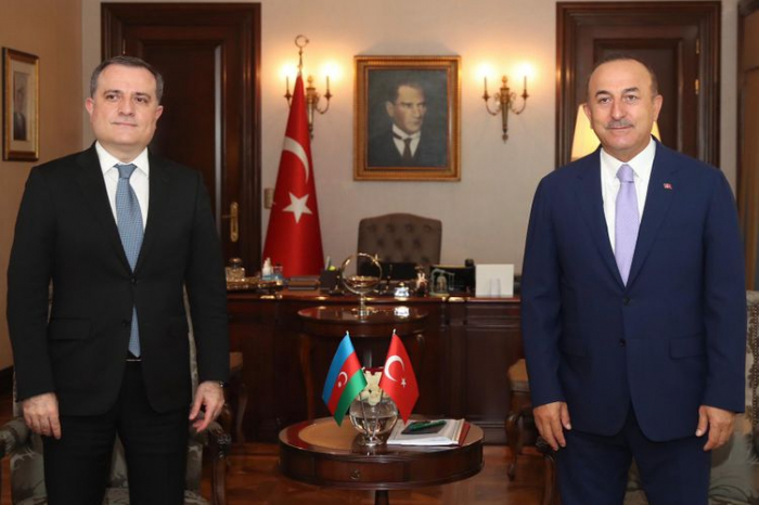  Azerbaijani, Turkish FMs hold meeting 