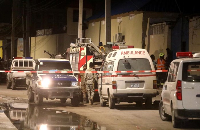 At least 16 killed in attack on Somalia hotel