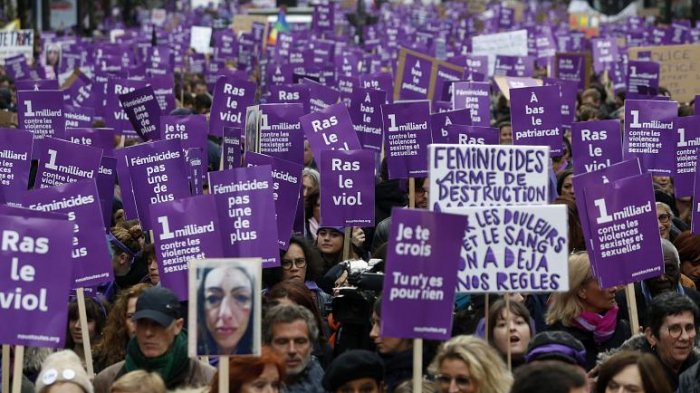 Number of women killed by their partner or ex-partner in France rose by a fifth in 2019