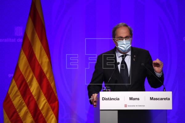 Quim Torra advierte de medidas drásticas ante el repunte de covid en Cataluña