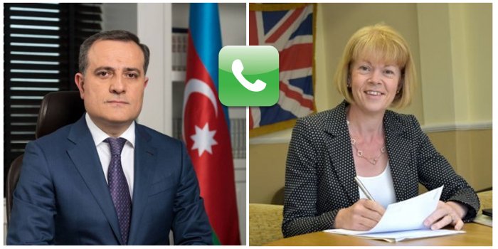  Azerbaijani FM holds phone talk with British minister 