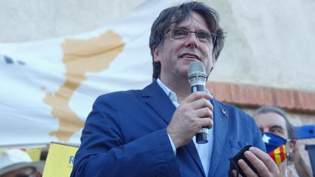 Puigdemont celebra nuevo mitin en la frontera hispanofrancesa