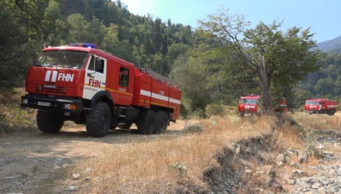 Xızıda dağlıq ərazidə yanğın söndürülüb