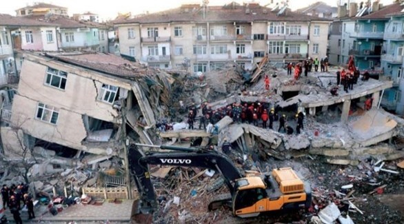 زلزال بـ 5.7 درجات في جنوب شرق تركيا