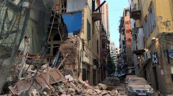   تأثير انفجار بيروت على عمال سوريين   