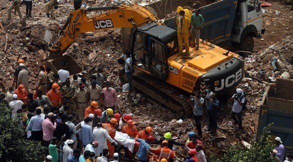 ارتفاع حصيلة ضحايا انهيار مبنى في الهند إلى 16 قتيلاً