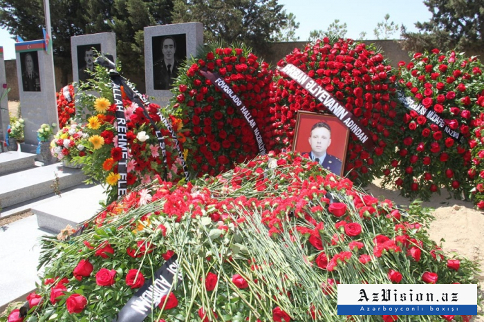 Pilot Rəşad Atakişiyevin dəfnindən bir il keçir -  FOTOLAR 