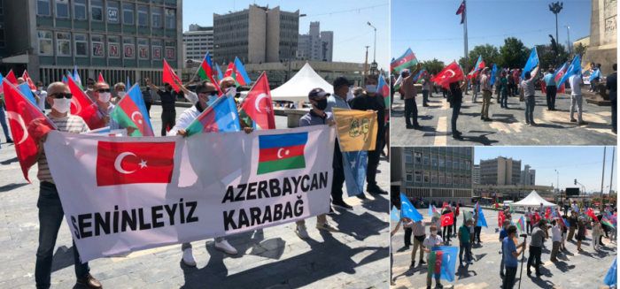 Ankarada Azərbaycana növbəti dəstək aksiyası  
