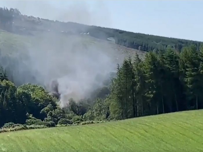 Train derailment occurred in Scotland