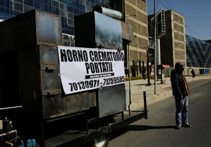 Bolivian engineers create   mobile crematorium   because of rising COVID-19 deaths