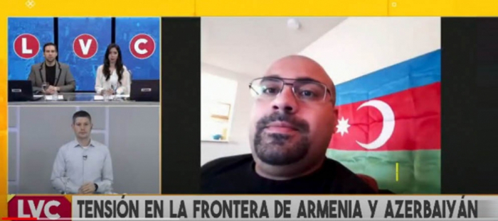  En el canal de televisión argentino hablaron de la política de invasión de Armenia 