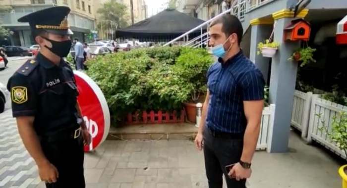 Bakı polisi obyektlərə nəzarəti davam etdirir