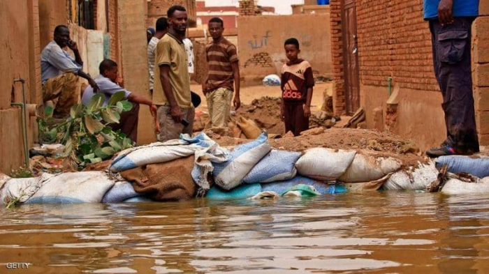 فيضانات السودان تؤثر على 111 ألف منزل 