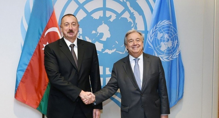  UN-Generalsekretär ruft Ilham Aliyev an 