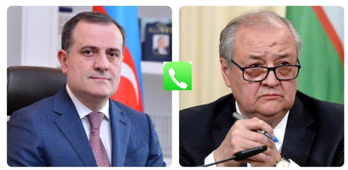 Azerbaijani FM calls his Uzbek counterpart to discuss bilateral ties