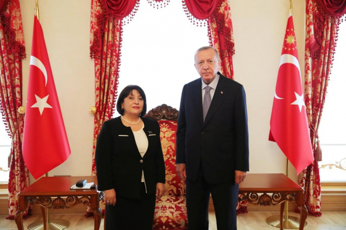   Sahiba Gafarova traf sich mit Erdogan -   PHOTO    