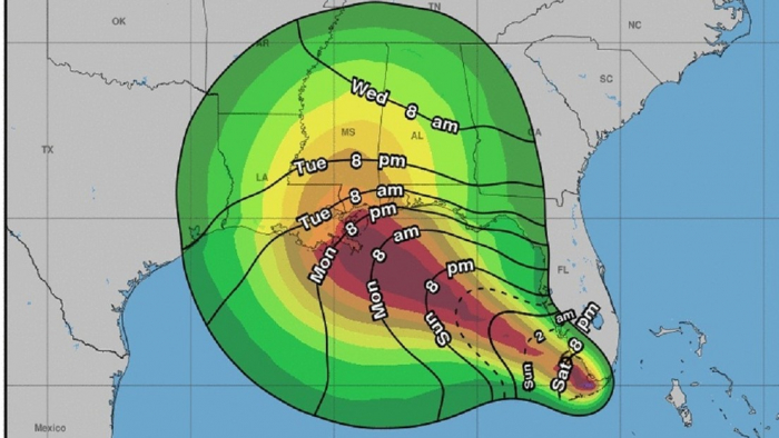 Se forma la tormenta tropical Sally en el golfo de México