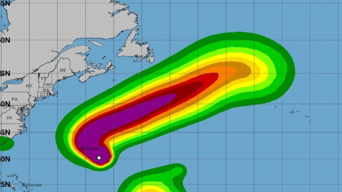 El huracán Paulette toma fuerza en el Atlántico 