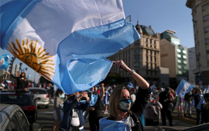 Continúan las manifestaciones en Argentina en contra de Alberto Fernández