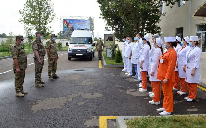   Neue Abteilung des Militärkrankenhauses in Ganja eröffnet  