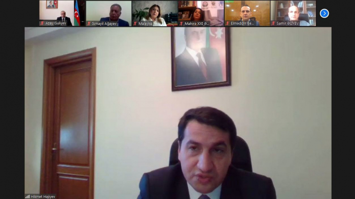  Azerbaijani presidential aide holds virtual meeting with NGO heads 