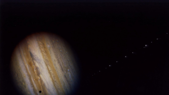 El telescopio Hubble capta una tormenta blanca en Júpiter